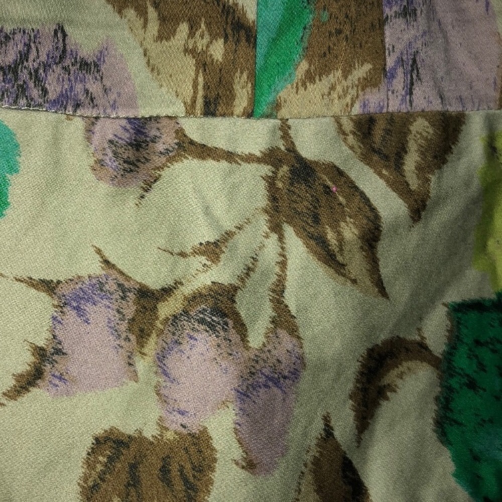 💚ANTHROPOLOGIE💚WINTER GREEN FLORAL SKIRT💚 - Picture 6 of 7